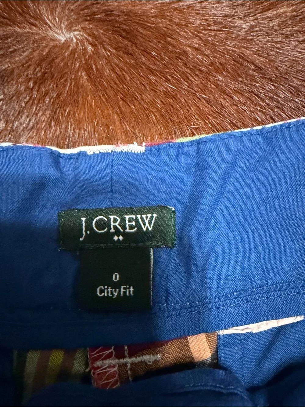 J. Crew Multicolor Patchwork Plaid Bermuda Shorts - Picture 3 of 3